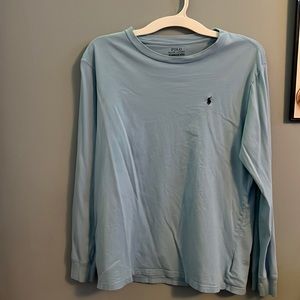 Light Blue Polo Long Sleeve